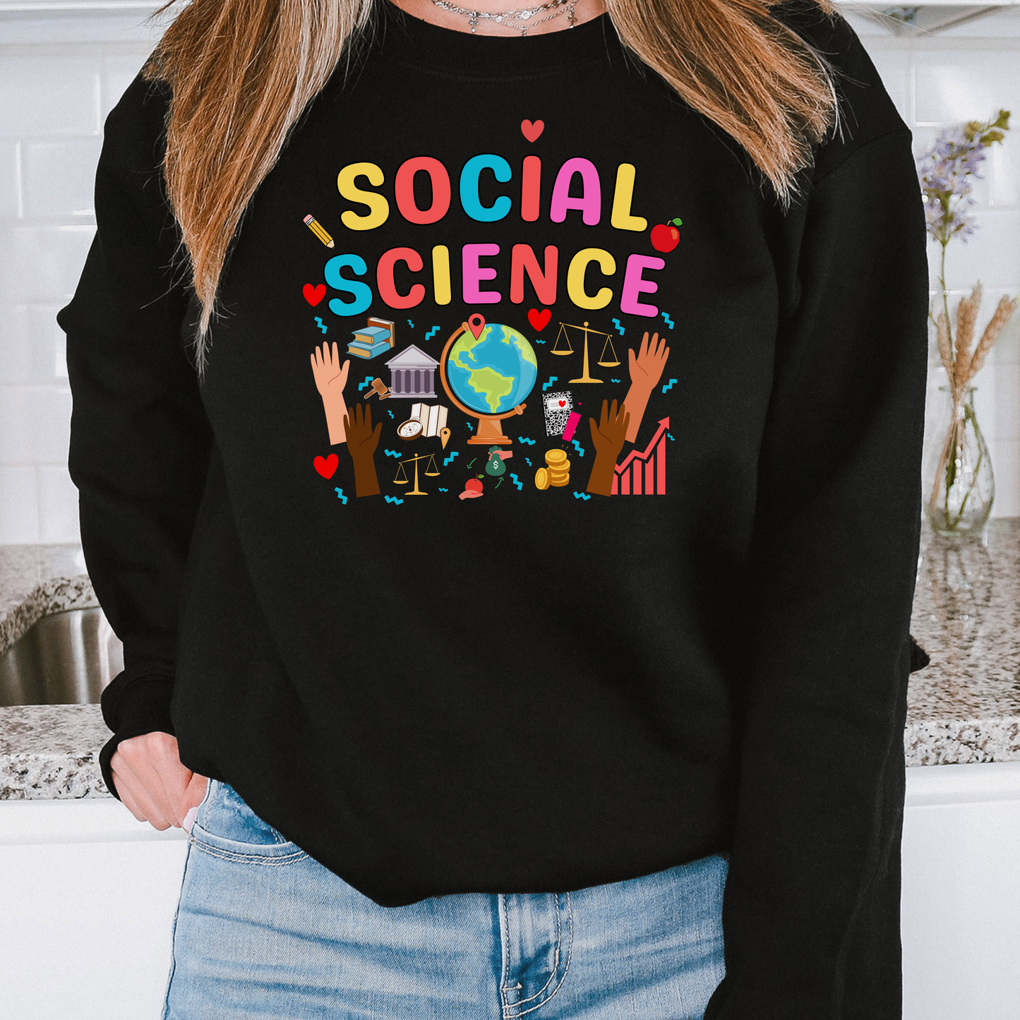 Social Science Graphic Sweatshirt