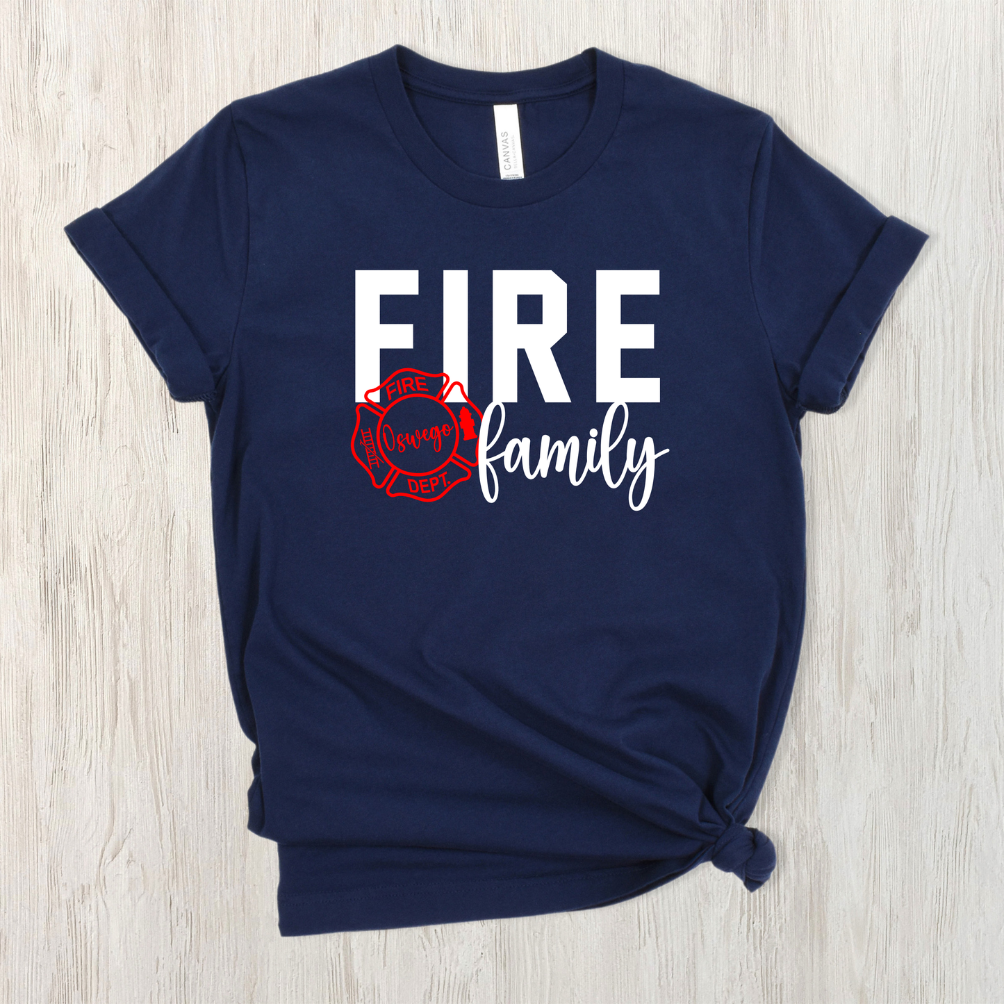 Fire Family- Oswego Adult Tshirt