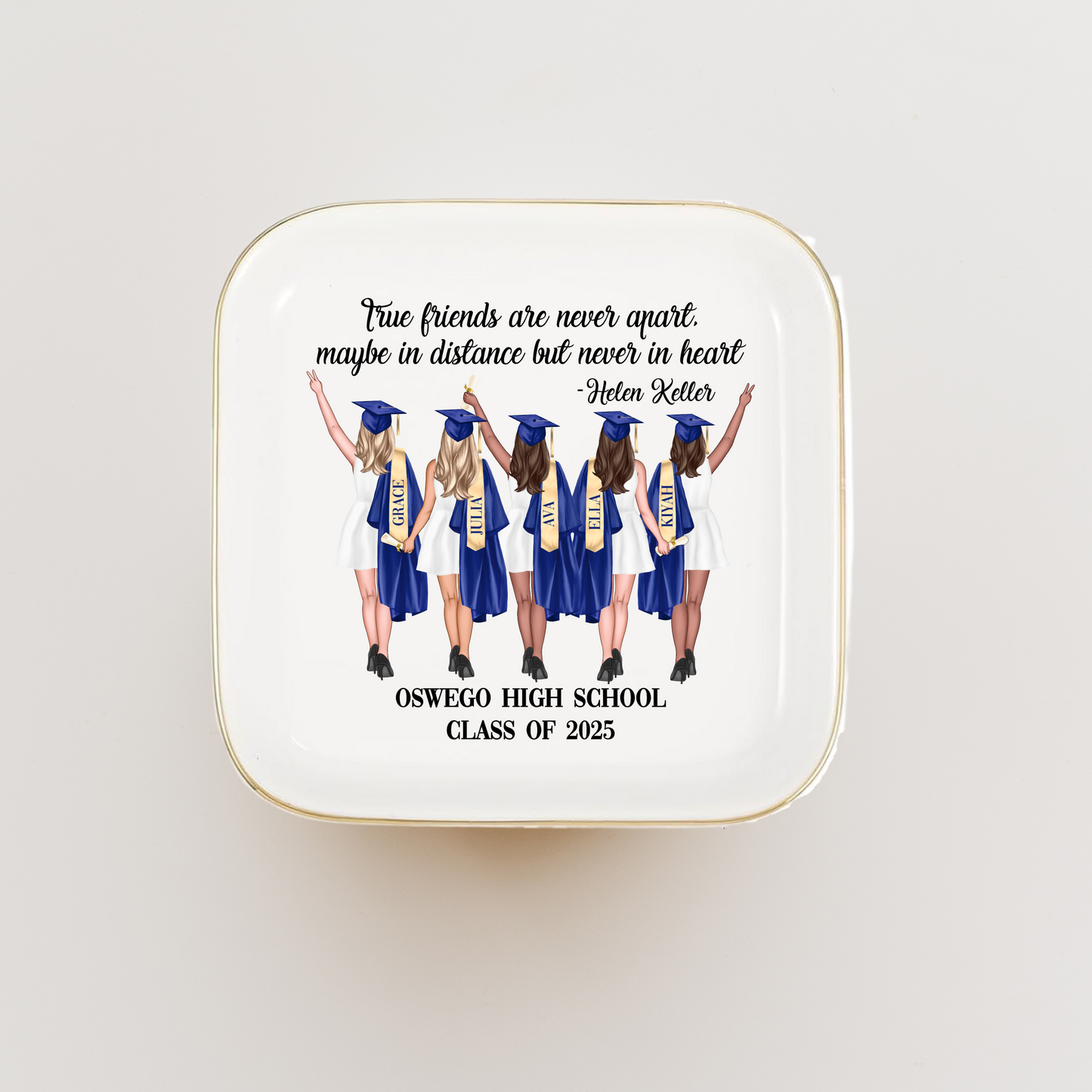 Graduation Customized Ring Dish