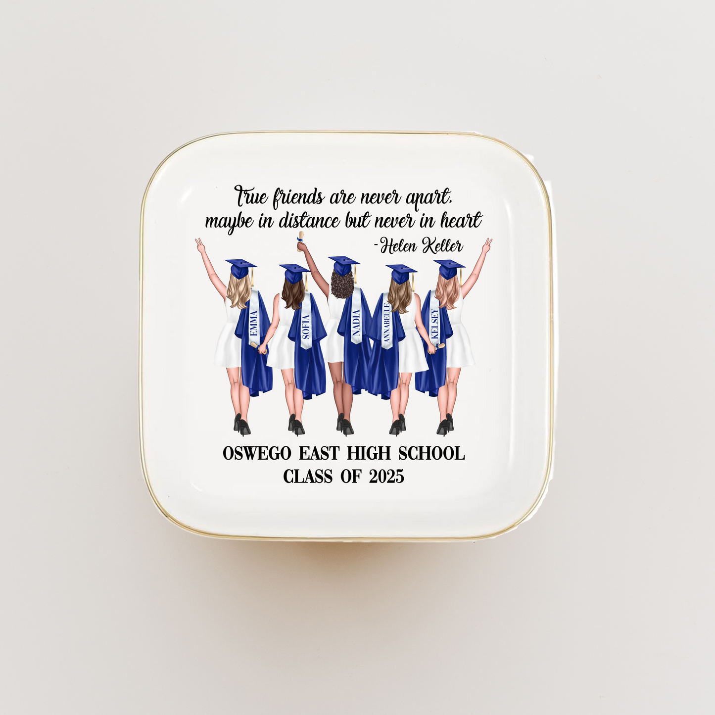 Graduation Customized Ring Dish