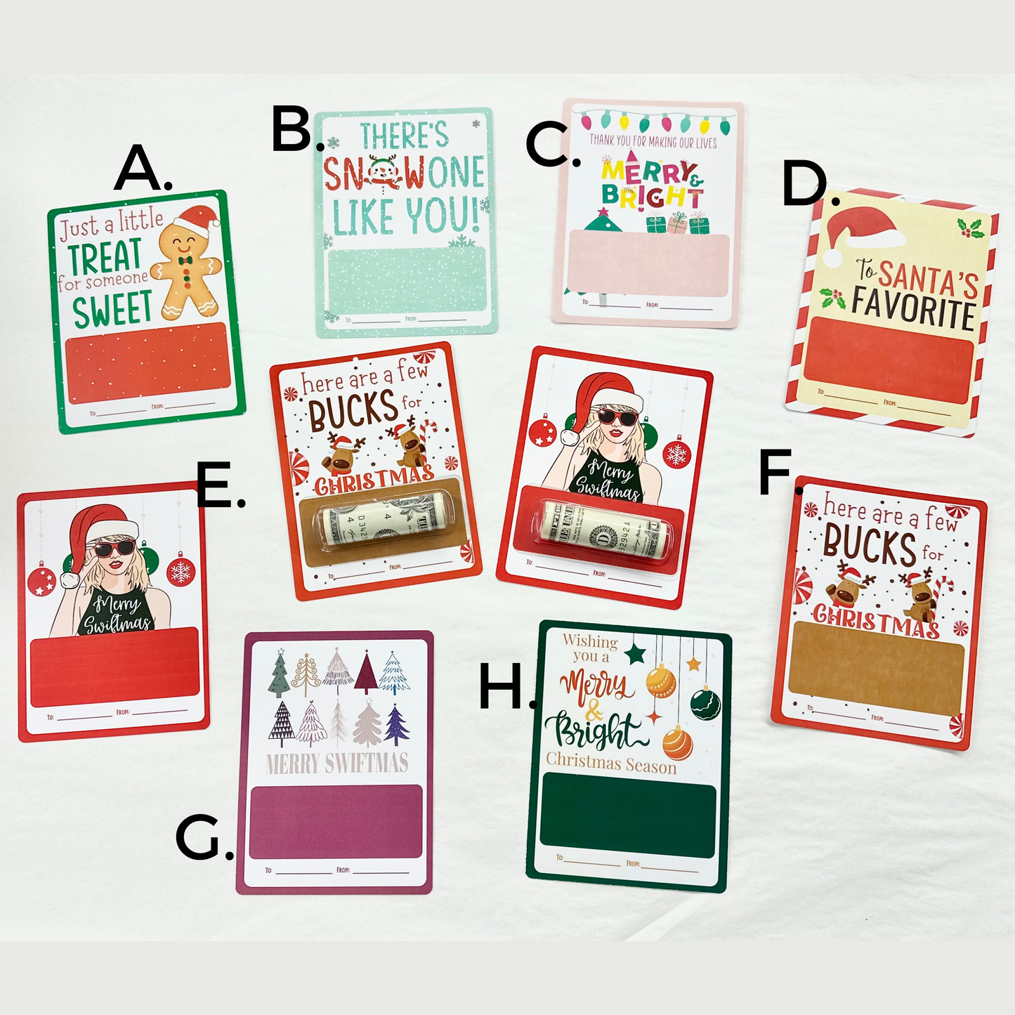 Christmas Money Card Holders