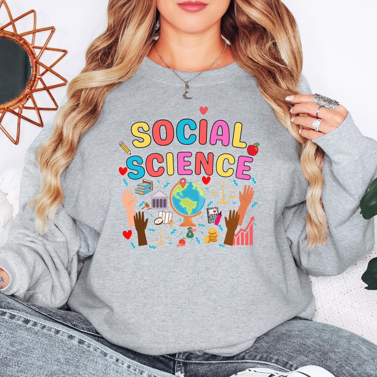 Social Science Graphic Sweatshirt