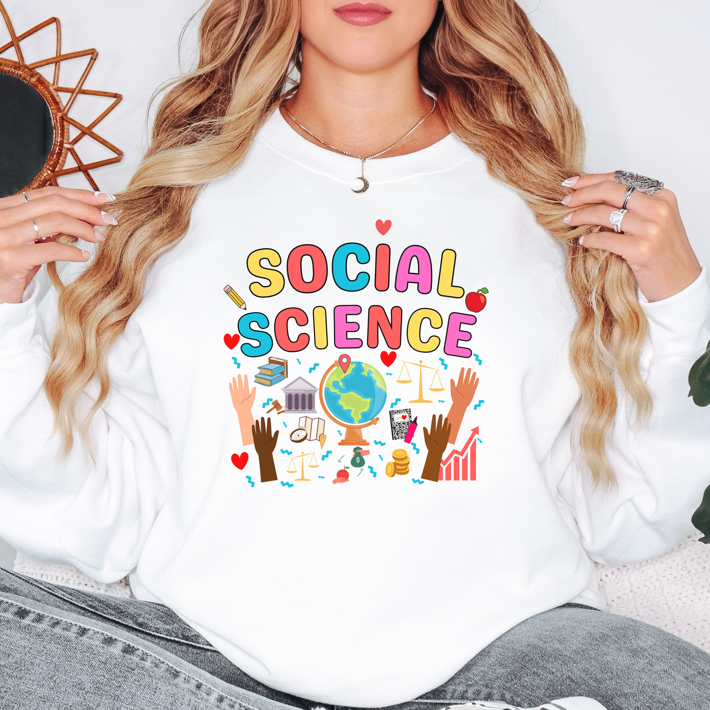 Social Science Graphic Sweatshirt