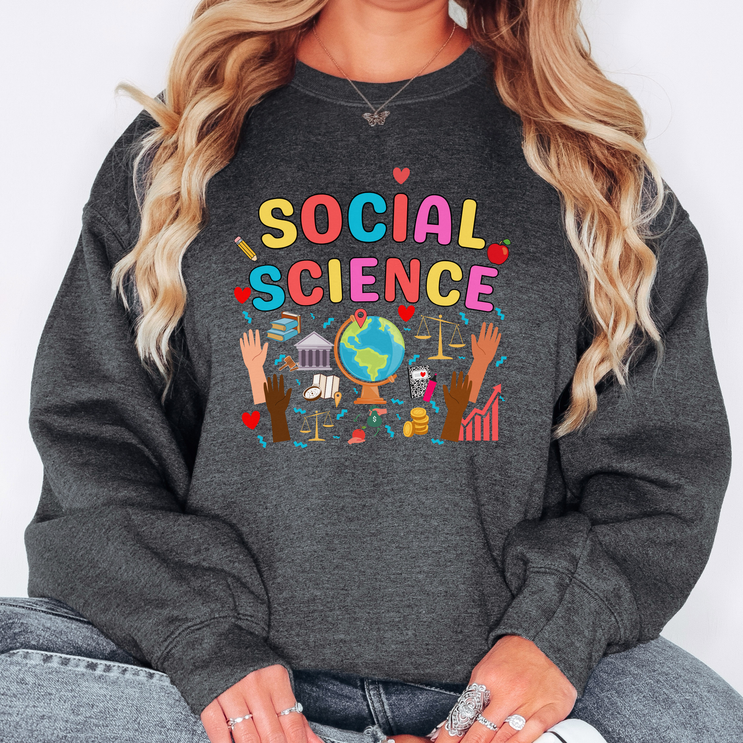 Social Science Graphic Sweatshirt
