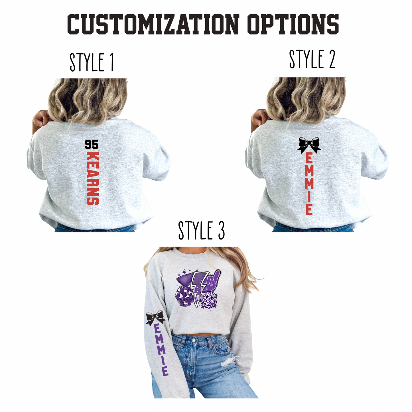 Custom School Spirit Crewneck