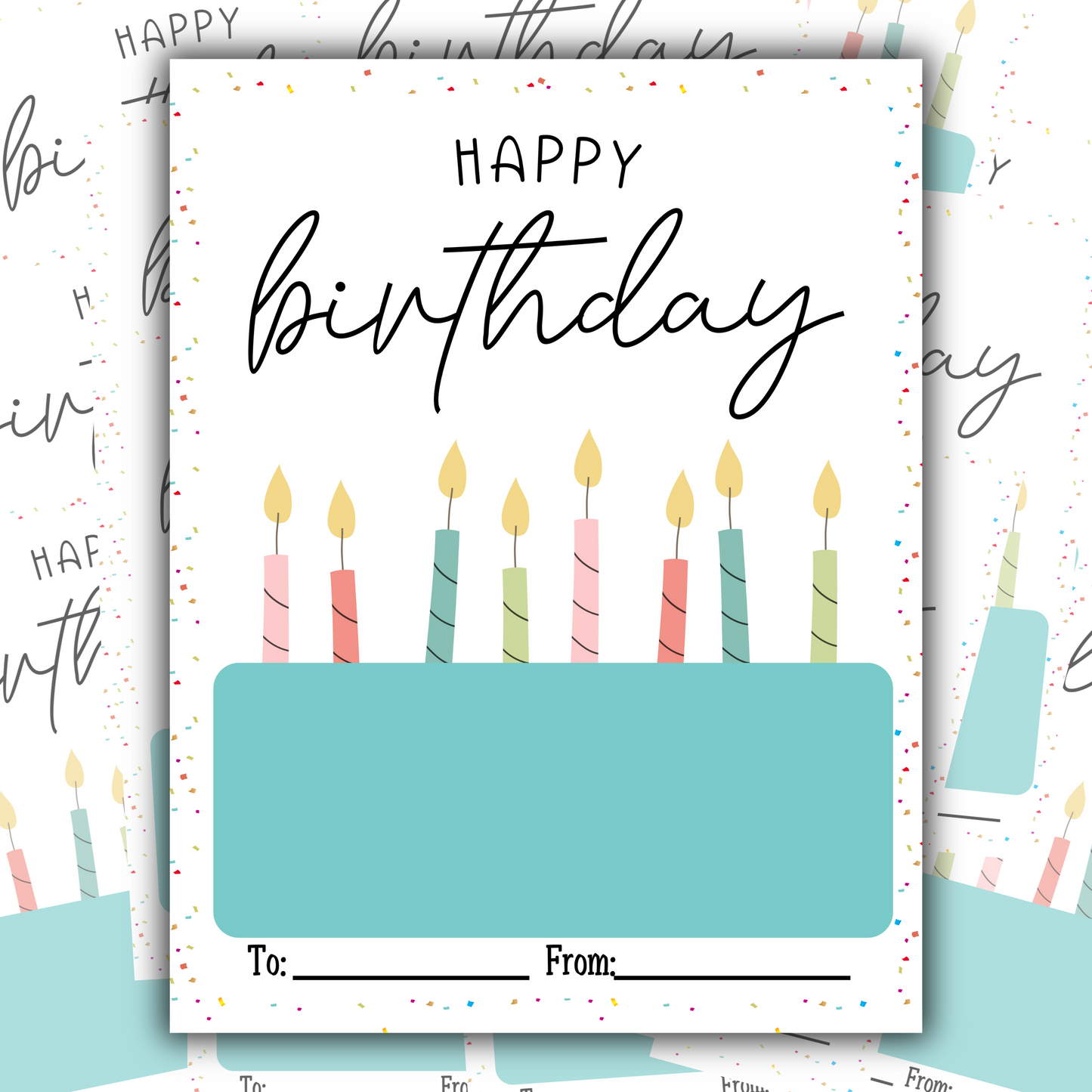 Birthday Money Card Holder