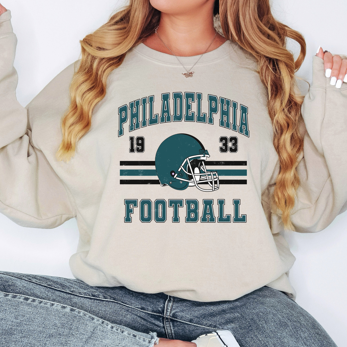 Vintage Football Graphic Sweatshirt