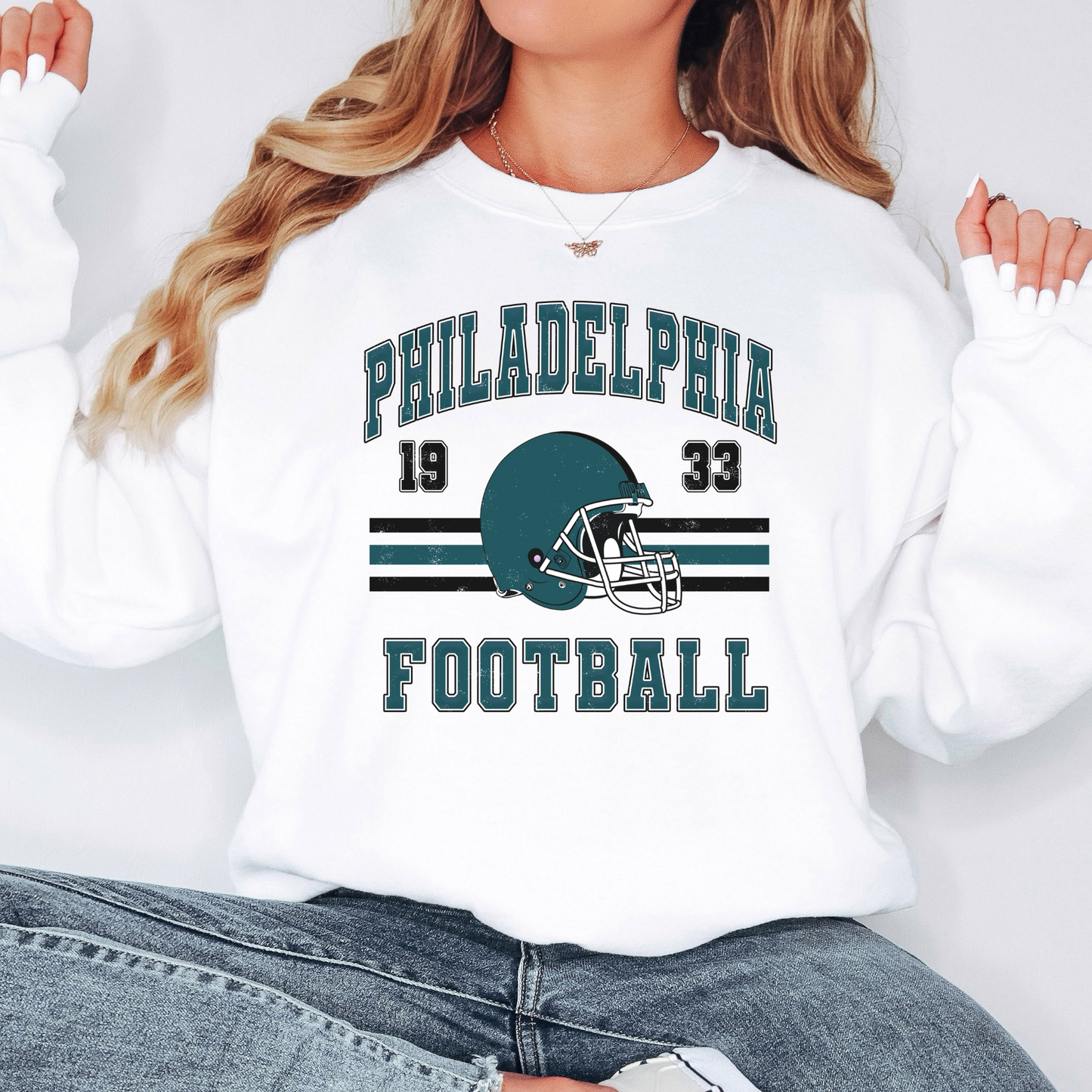 Vintage Football Graphic Sweatshirt