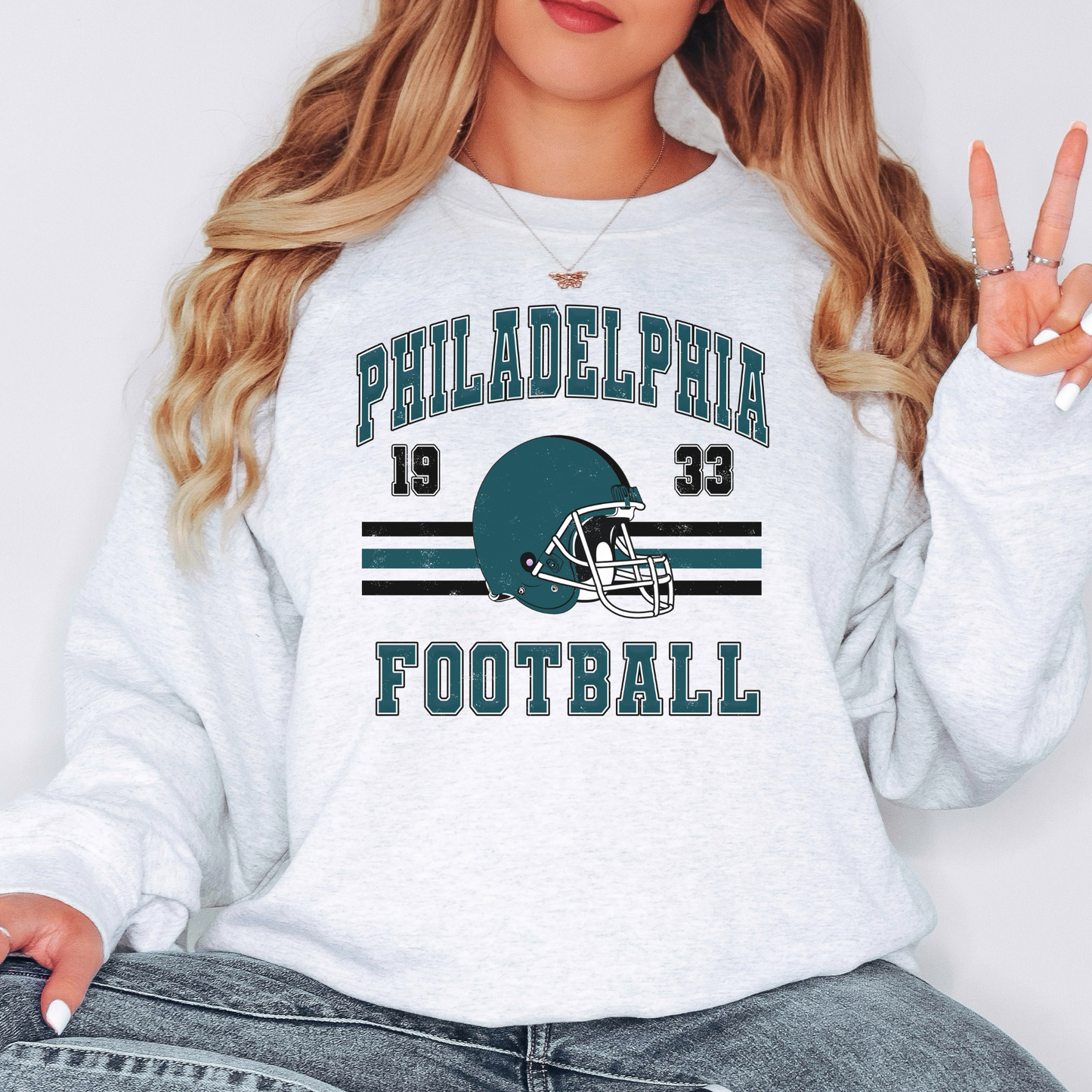 Vintage Football Graphic Sweatshirt