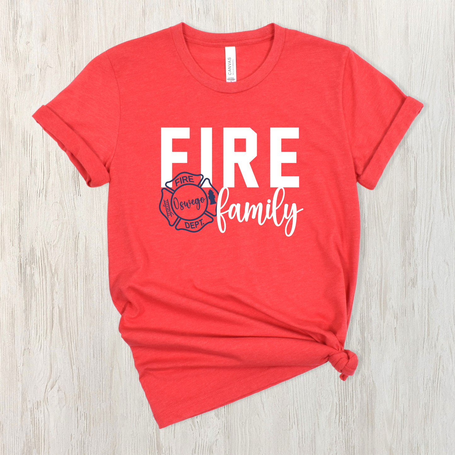 Fire Family- Oswego Adult Tshirt