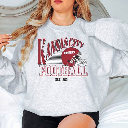 Vintage Football Graphic Sweatshirt