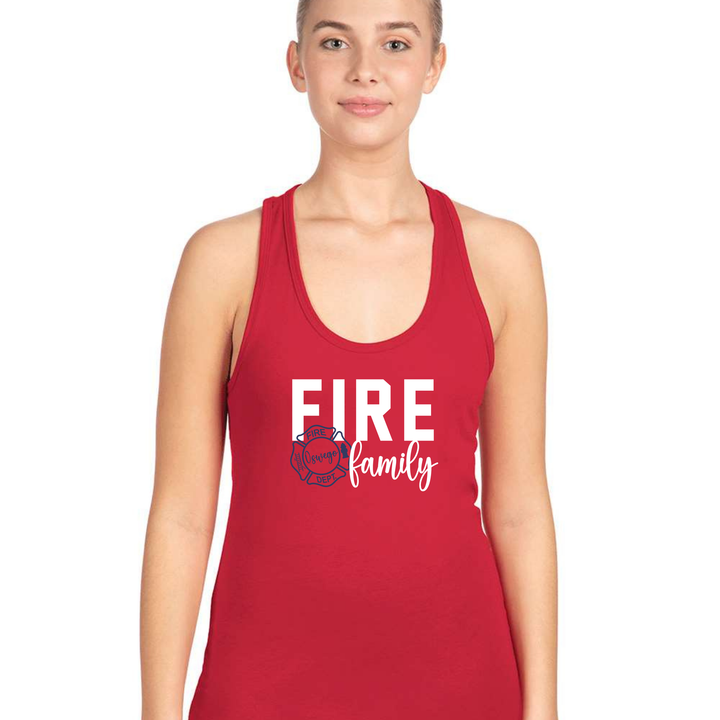 Fire Family- Oswego Adult Tank Top