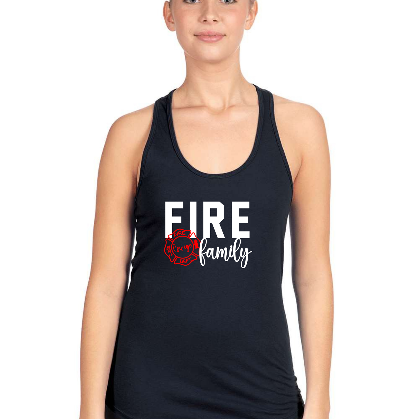 Fire Family- Oswego Adult Tank Top