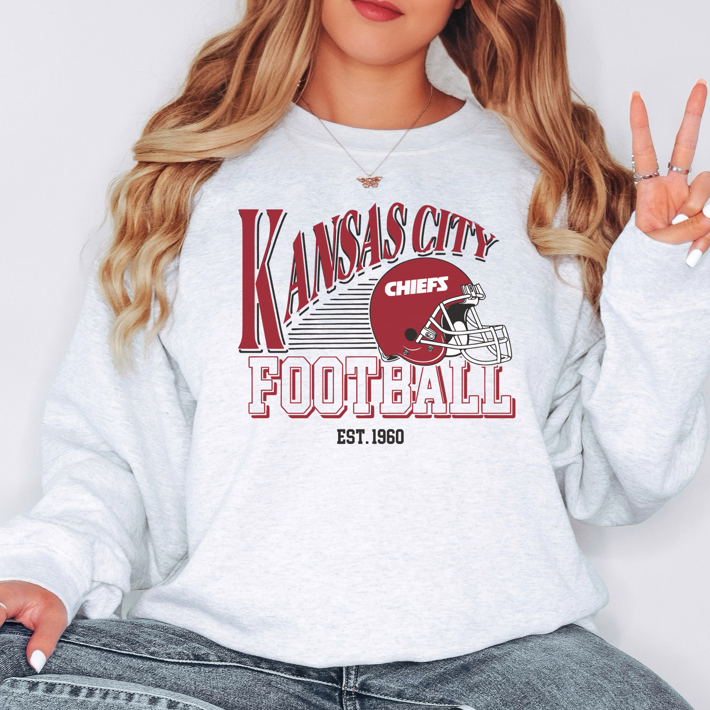 Vintage Football Graphic Sweatshirt