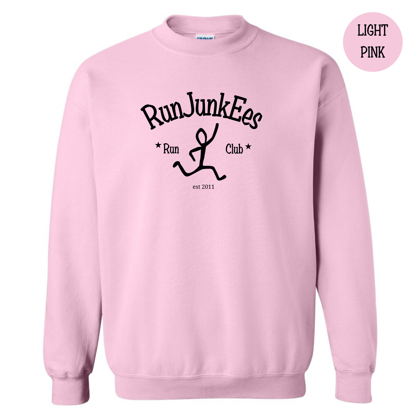 RunJunkees Black Crewneck Sweatshirt