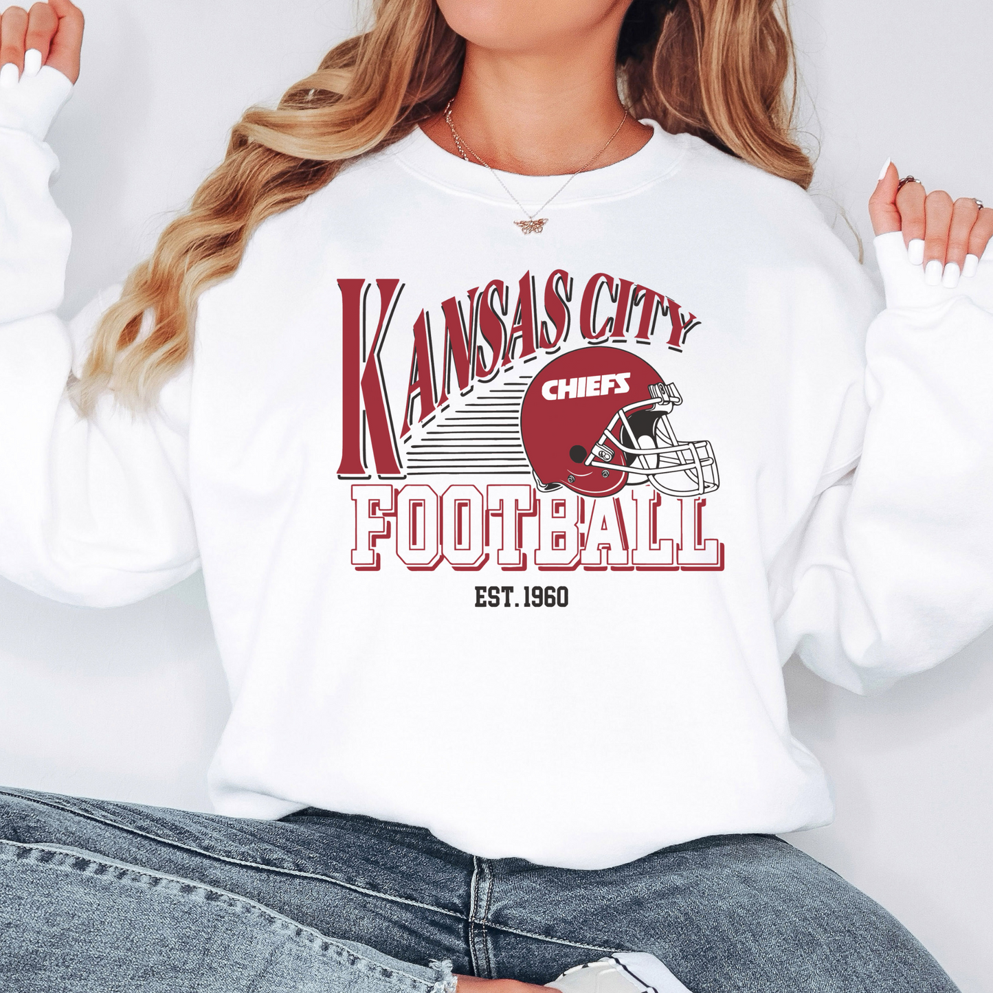 Vintage Football Graphic Sweatshirt