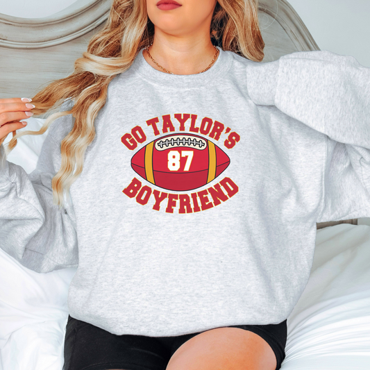 Go Taylor's Boyfriend Graphic Sweatshirt