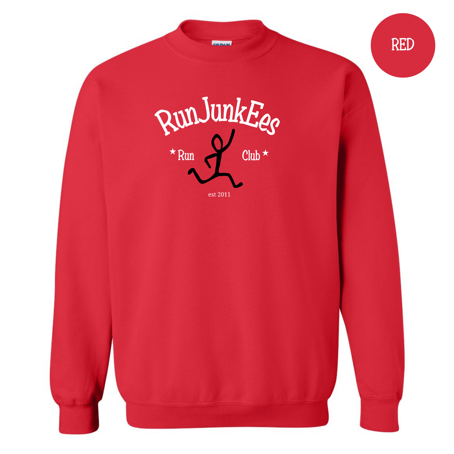 RunJunkees Black Crewneck Sweatshirt