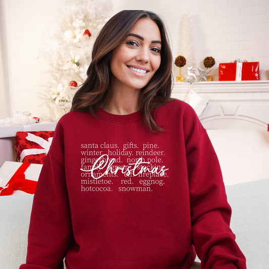 Christmas Graphic Crewneck Sweatshirt