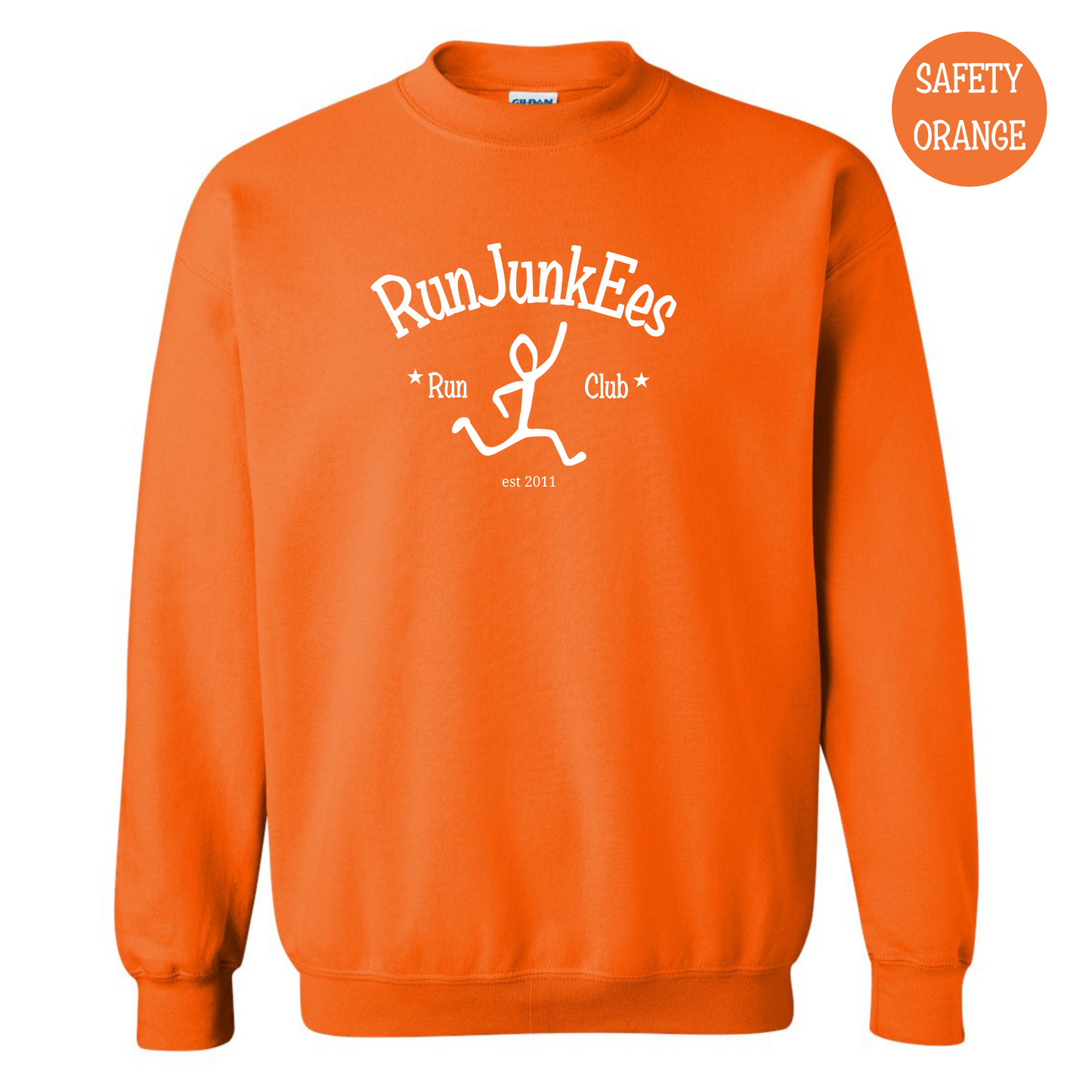 RunJunkees Black Crewneck Sweatshirt