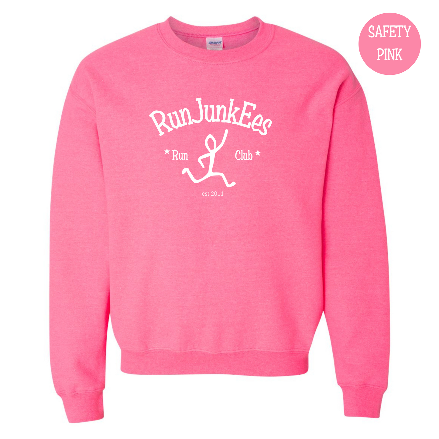 RunJunkees Black Crewneck Sweatshirt